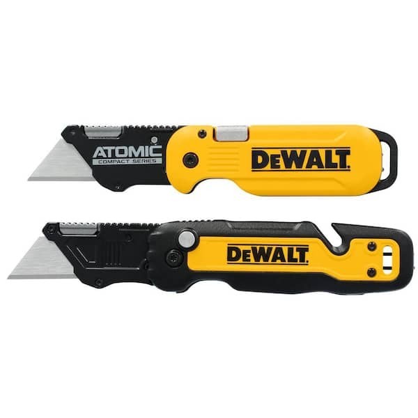 Dewalt Push And Flip Folding Utility Knife Set