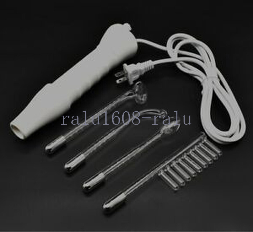 Electri Shock Electronic Portable High Frequency Wand Kit Set Neon Kit