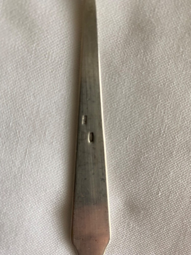 Antique Russian silver 875 , Л.Ю.2, tea spoon