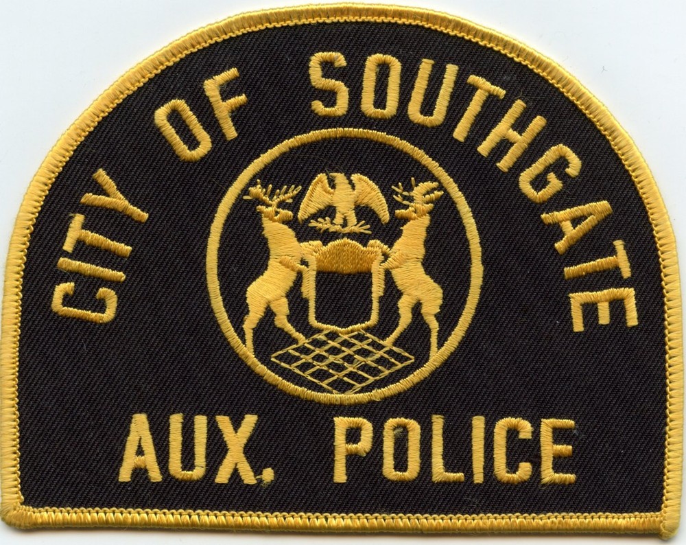 SOUTHGATE MICHIGAN MI Auxiliary POLICE PATCH