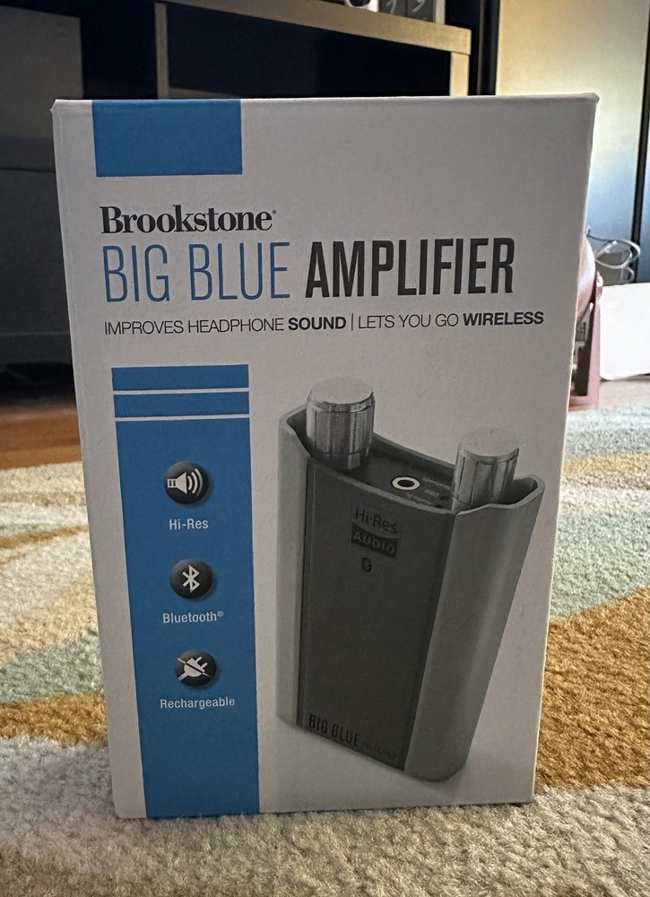 Brookstone Big Blue Bluetooth Amplifier