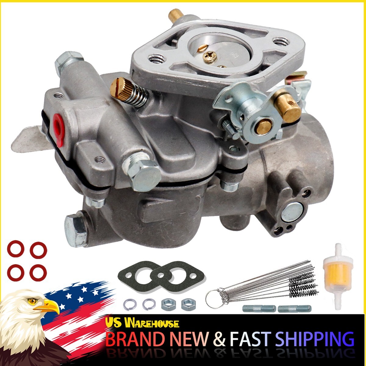 for Zenith Carburetor Updraft Gas Wisconsin L63S1 (VH4D) w/ 2-1/4" Mount 1957-76