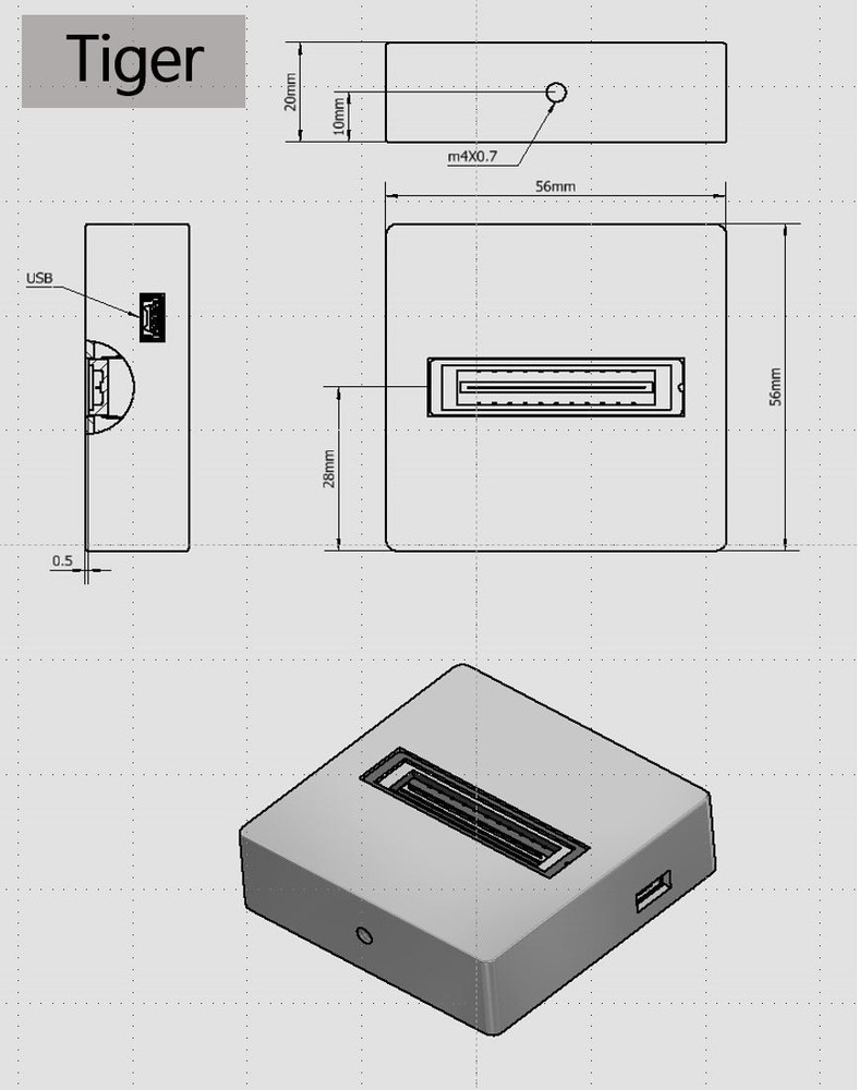 Raman Detector: New Highly Sensitive Linear CCD Detector: Tiger300