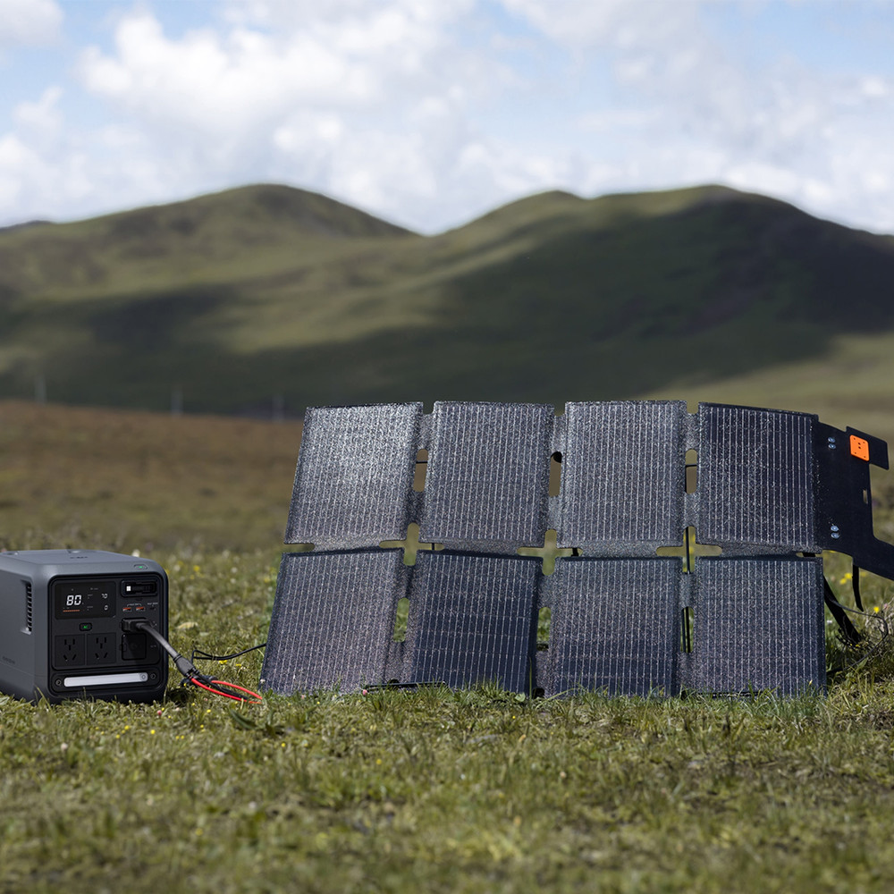 DJI 100W Portable Solar Panel – Foldable, IP67, N-Type TOPCon, 24.8% Eff.