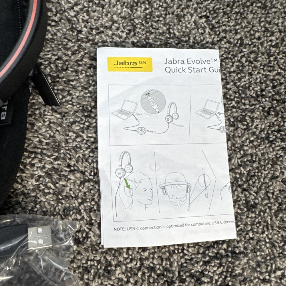 Jabra Evolve 40 Headset New