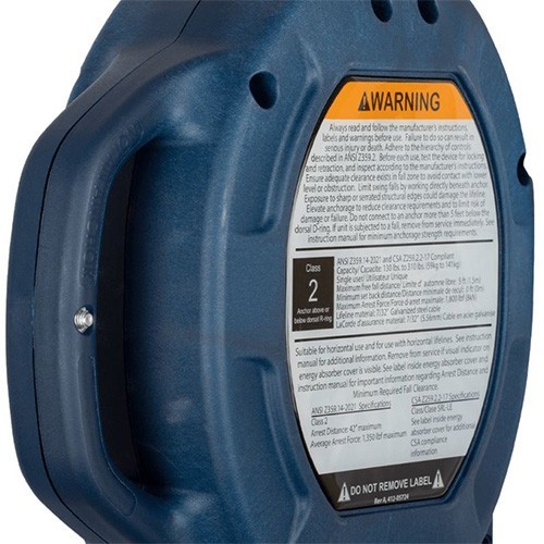 FallTech FT-R 30ft Class 2 Leading Edge SRL with Galvanized Steel Cable