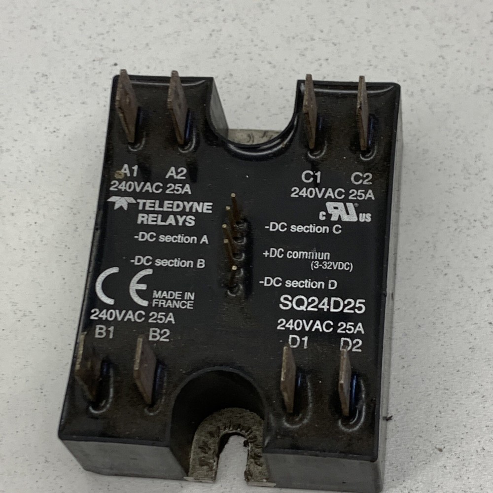 Teledyne SQ24D25 Solid State Relay 25A 240VAC