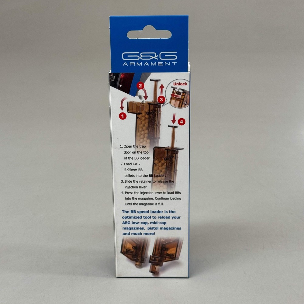 G & G ARMANMENT BB Speed Loader Transparent G-08-099