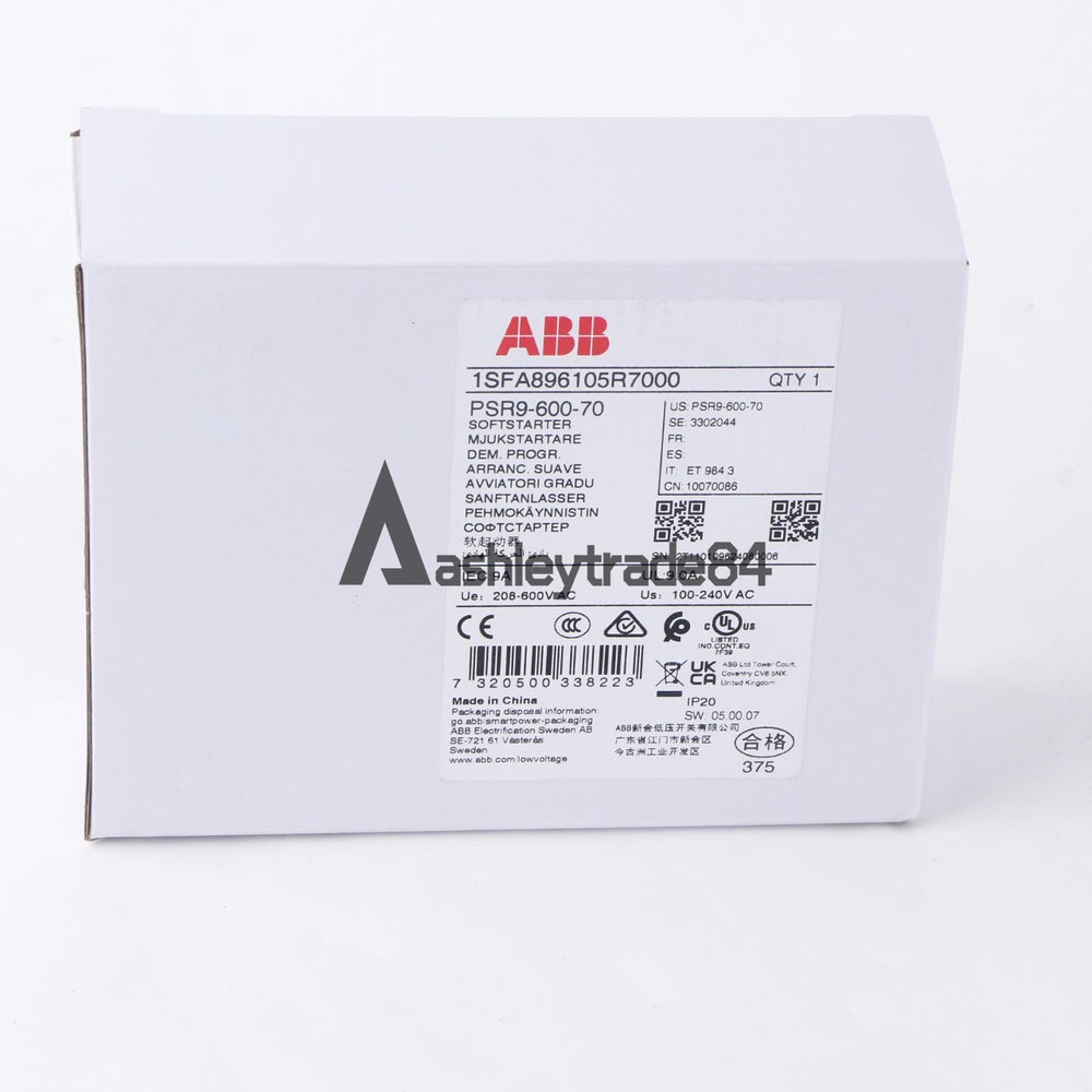 1PCS Soft Starter PSR9-600-70 1SFA896105R7000