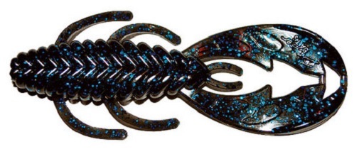 Bruiser Baits Avenger - Black Blue Flake