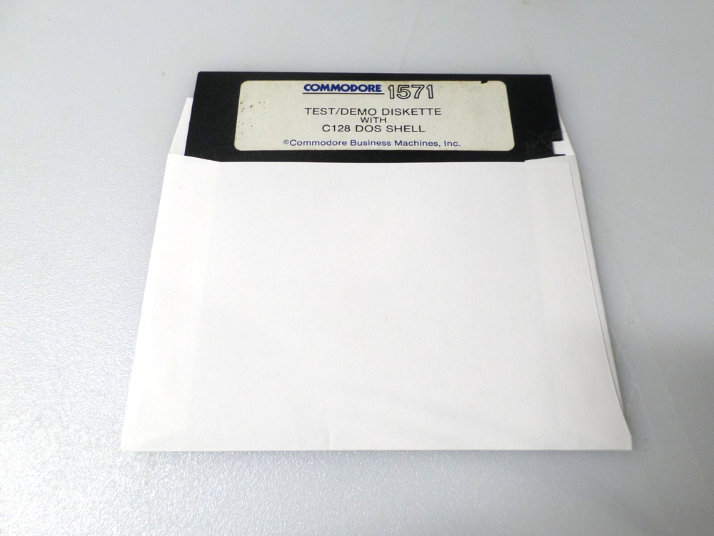 5.25" Floppy - COMMODORE 128 - 1517 - TEST/DEMO DISKETTE WITH C128 DOS SHELL