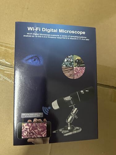 Wireless Digital Microscope Skybasic 50X-1000X Magnification WiFi Portable