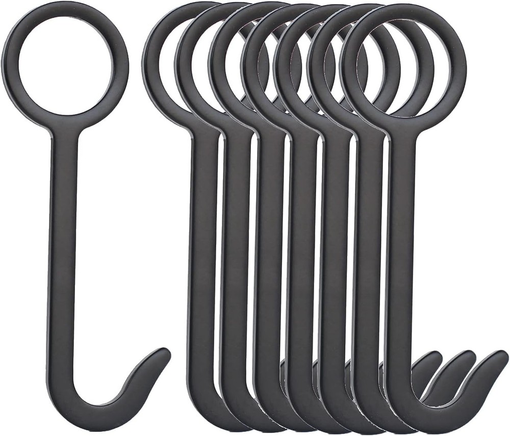 AR500 Steel Target Hanging Shooting Hanger DIY Assembly 8 Hooks Black