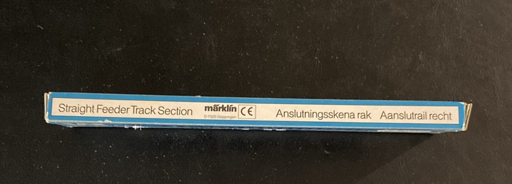 Marklin HO Scale #5111 Straight Feeder Track Section