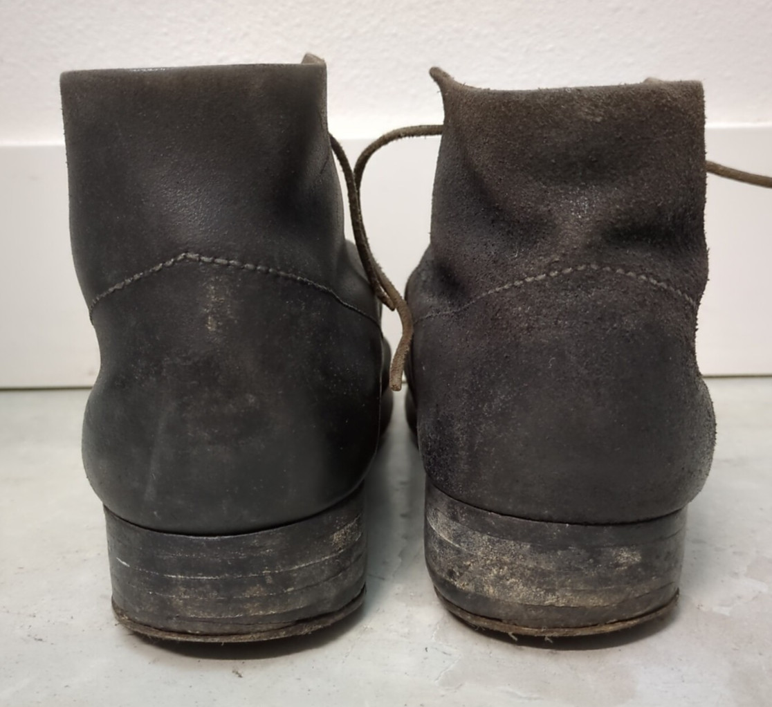 Vintage C&D Jarnagin Civil War Repro Brown Leather Brogan Shoes US Men Size 9.5