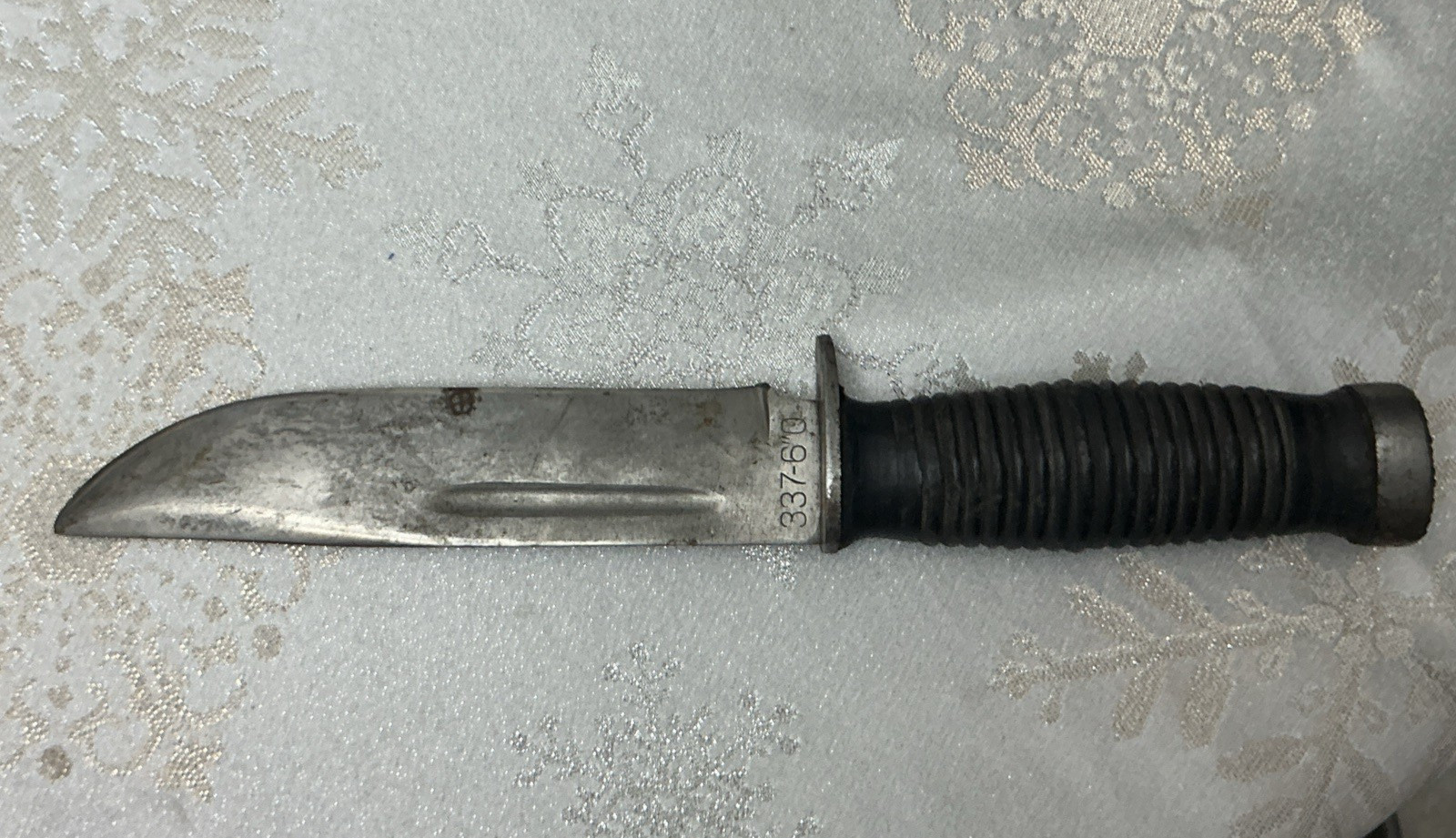 Vintage WWll Case XX 337-6" Q Quartermaster Combat Fighting Knife