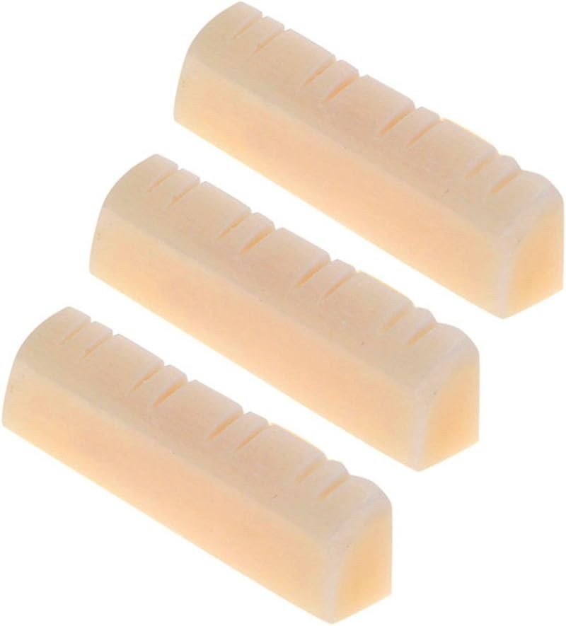 3Pcs Mandolin Bone Nut, String Nut for 8 Instrument...