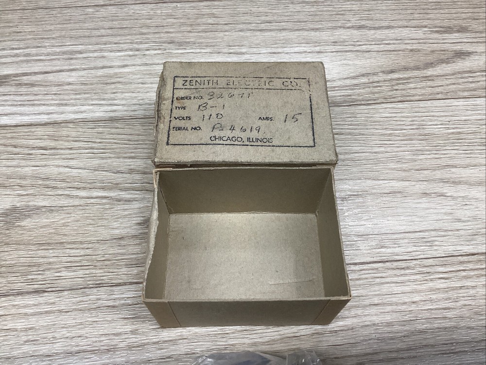 Zenith Electric Cycle Timer Model B210S 115V 60 Cycle 15A #800D90*CO