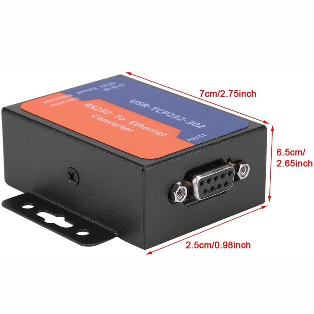 RS232 to TCP IP Ethernet Converter Serial Server Module Tiny Size USR-TCP232-302