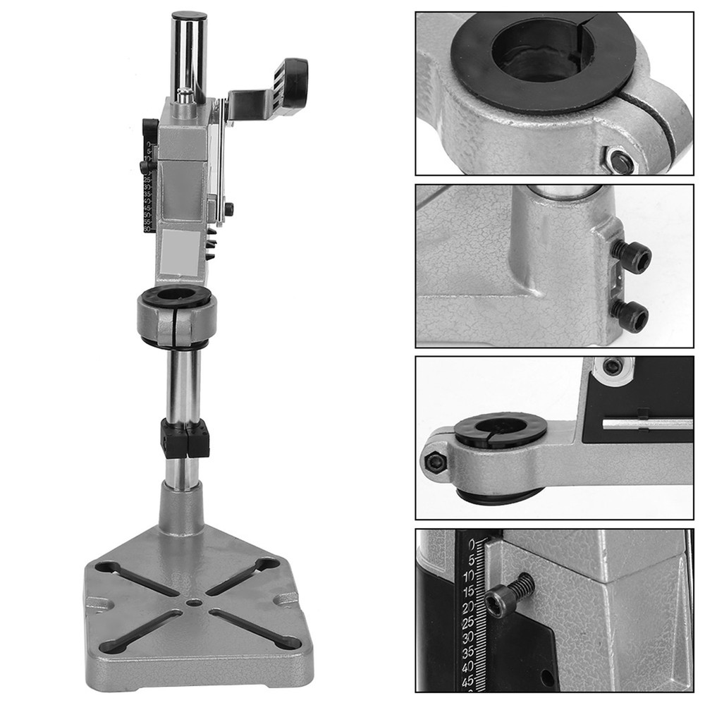 Universal Drill Workbench Stand Adjustable For Drilling Shop Home Use