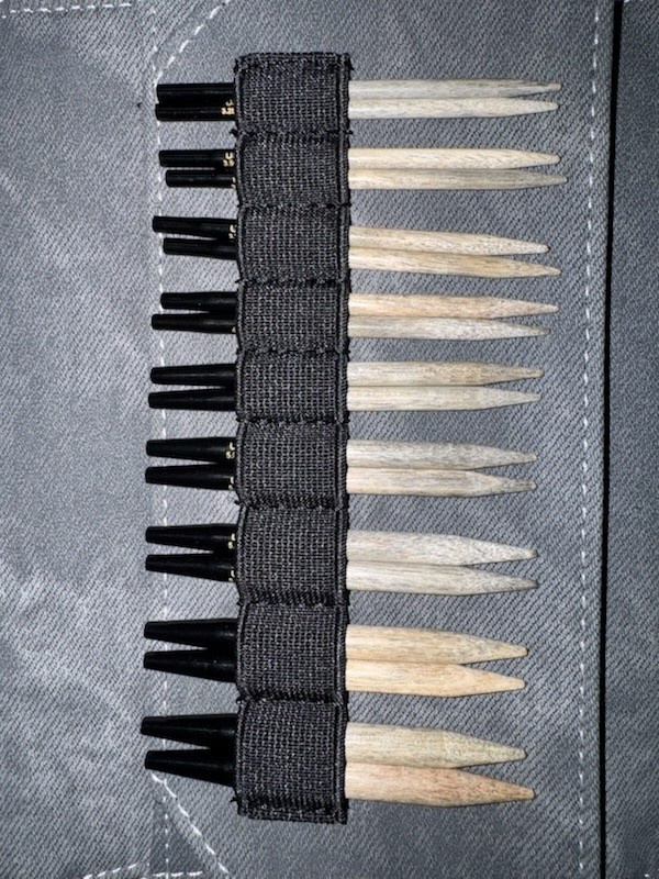 Lykke 3.5" Interchangeable Needle Set-Grey Denim Case