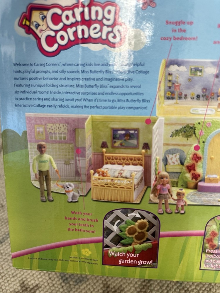 Learning Curve Caring Corners Miss Butterfly Bliss Interactive Talking Cottage