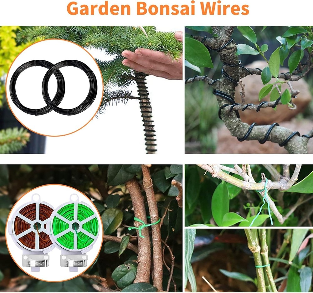 Durable Bonsai Tools with Waterproof Mat - Ideal for Pruning & Shaping Trees