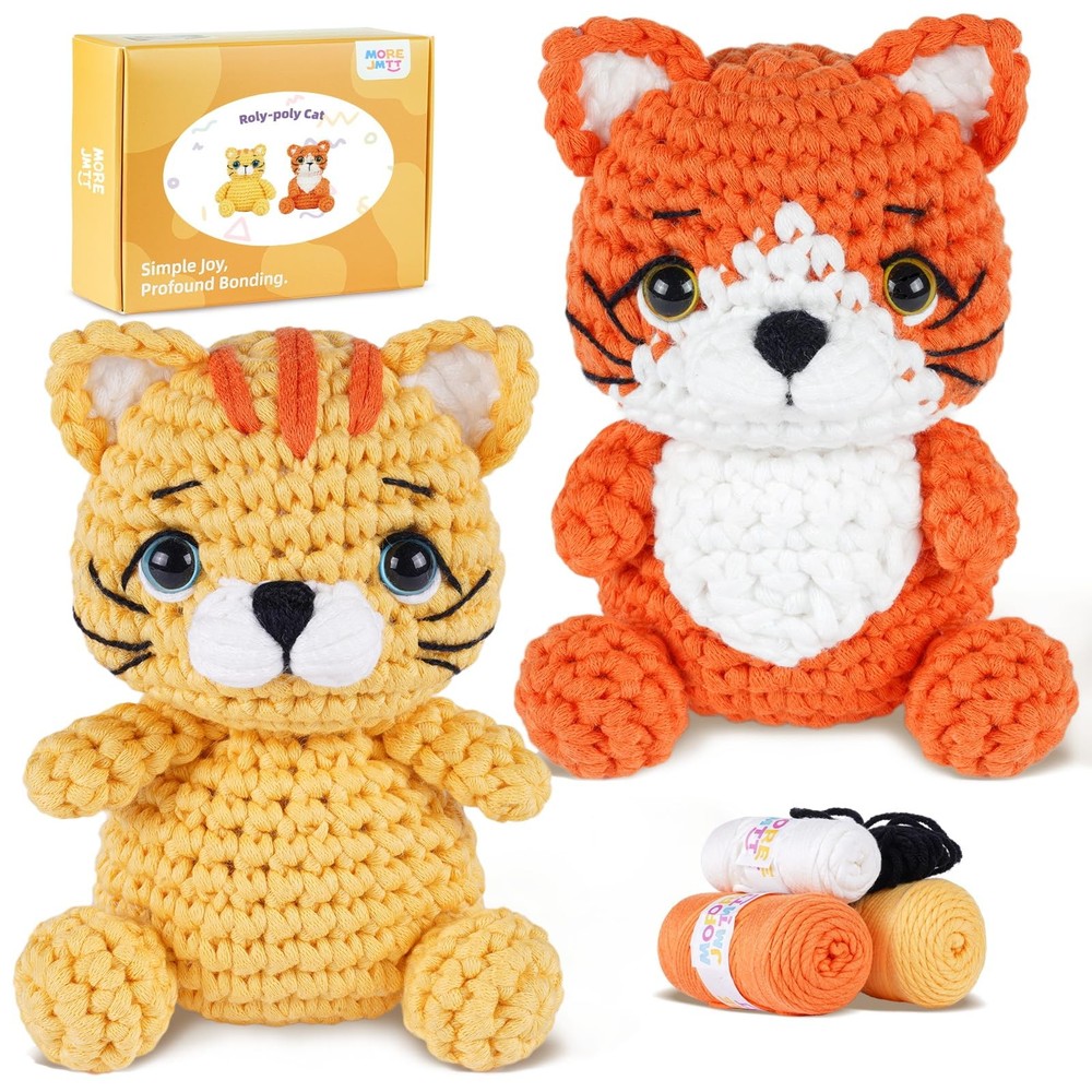 Crochet Kit for Beginners, Learn to Crochet, Include Easy Knitting Soft Yarn,...