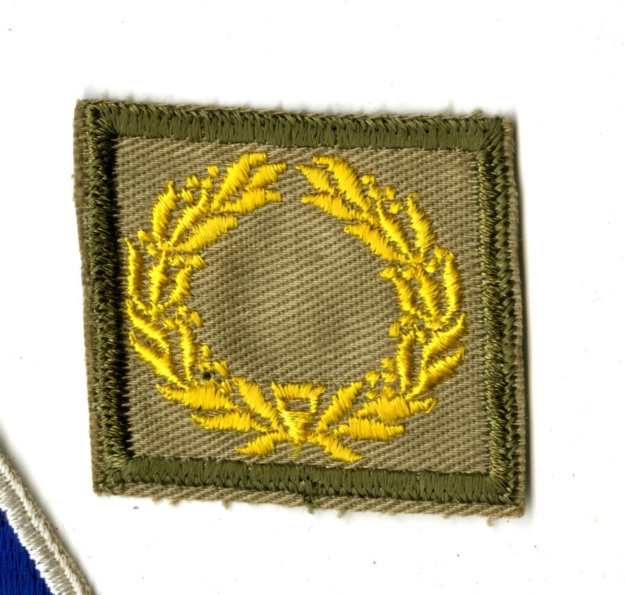 Meritorious Unit Citation First Award on Khaki Twill OD Border