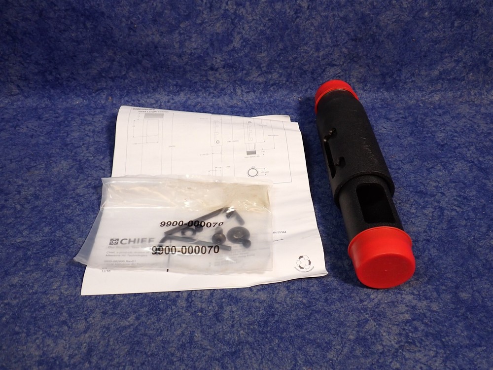 Chief CMS009012 9-12" Adjustable Extension Column, Black (G100)