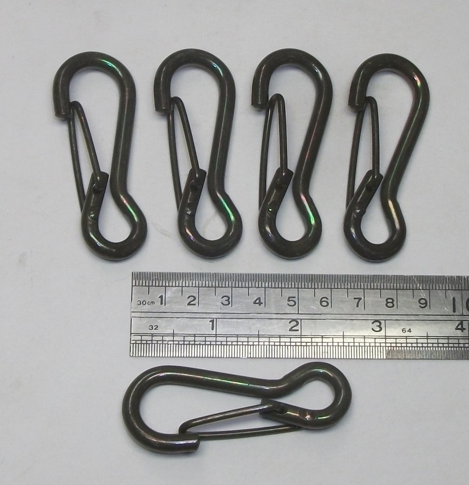 Snap Hook Military Spring Clip, 5 ea.