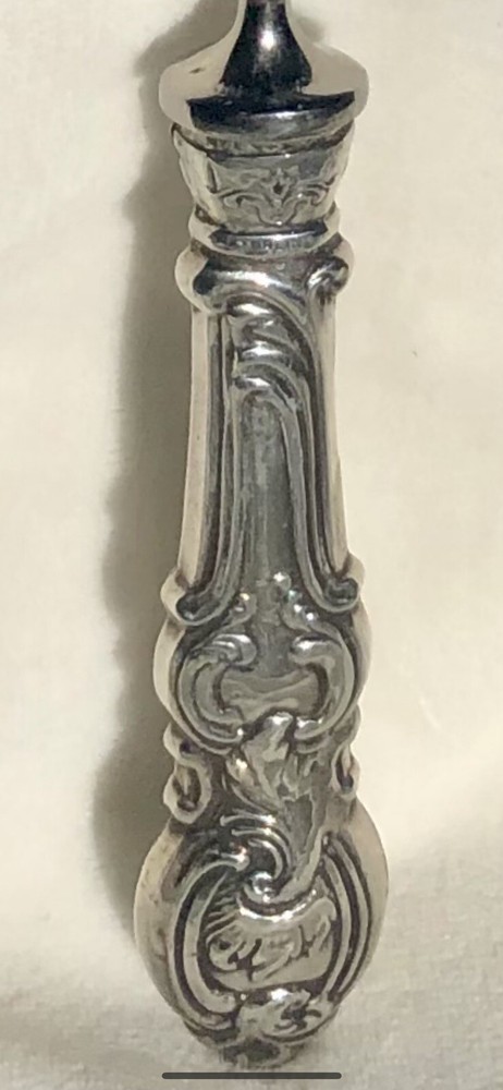 Sterling Silver Tomato Slicer, Fleur de Lis #445
