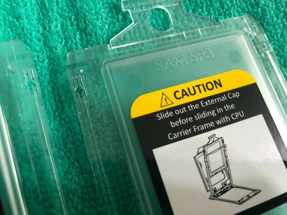 2 Pcs FOXCONN Sam SP3 CPU Socket Protective Cover FOR AMD epyc ,ORIGINAL