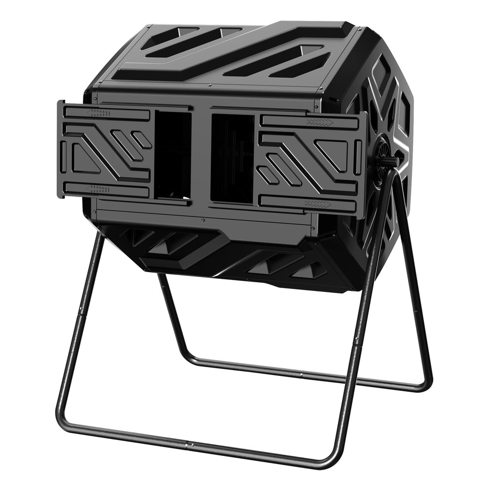 43 Gallon Compost Bin with Gloves, Fast Assembly & Easy Setup Outdoor Compost...
