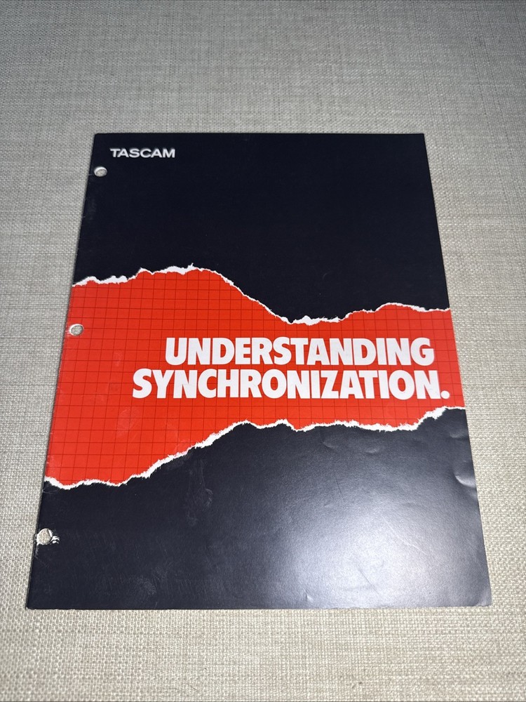 Tascam Understanding Synchronization 20 Page Original Manual