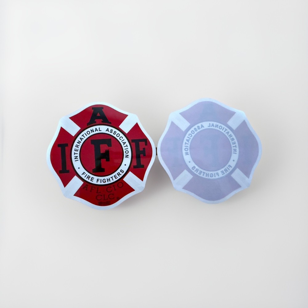 4in IAFF Sticker - 2 Pack - Interior + Exterior