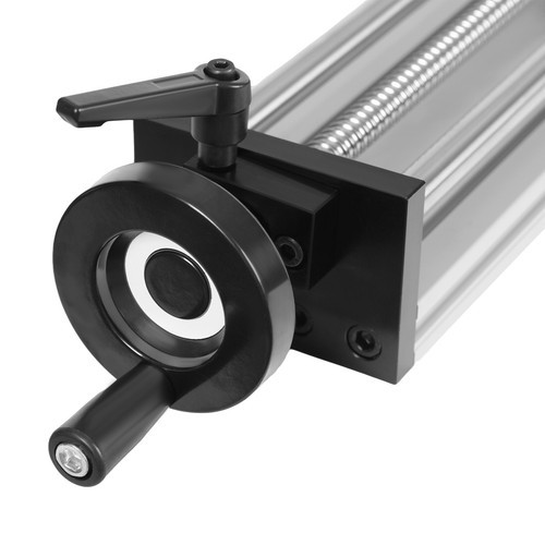250mm Manual Sliding Table Linear Rail Guide with Dual Optical Axis Design