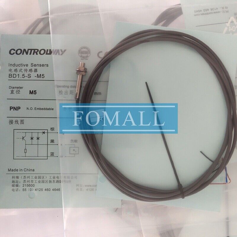 1PC New FIT FOR Proximity Switch Sensor BD1.5-S1-M5