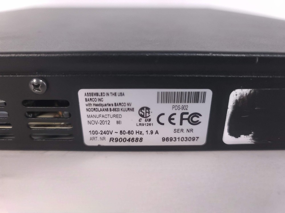 Barco PDS-902 3G-SDI Digital Switcher (MISSING BUTTON)