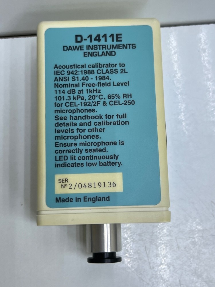 DAWE D-1411E ACOUSTICAL CALIBRATOR