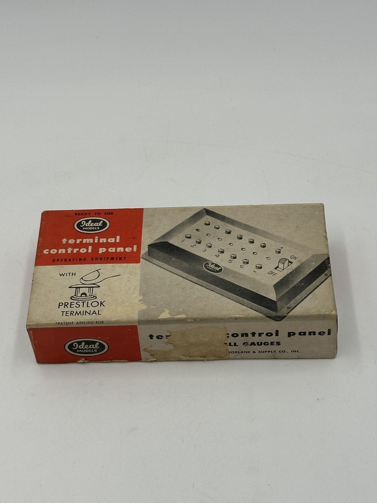 Ideal Models B-181 Terminal Control Panel Prestlok Model Train Accessory Vintage