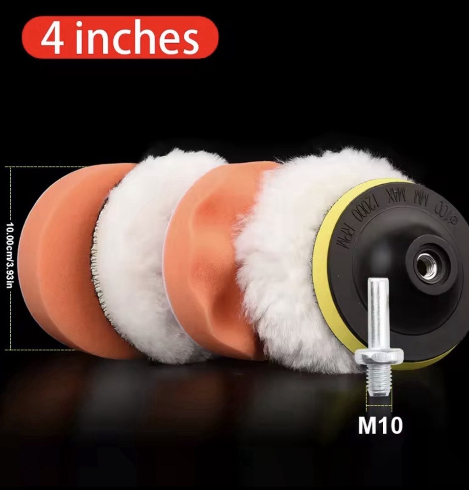 6 piece car polish kit