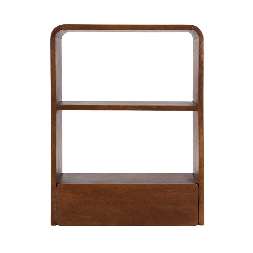 Kate and Laurel Kato Wall Shelf with Drawer