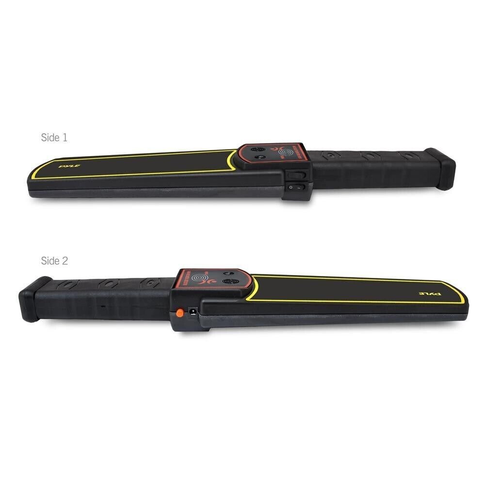 Pyle Handheld Metal Detector Wand Security Scanner w/ Adjustable Sensitivity