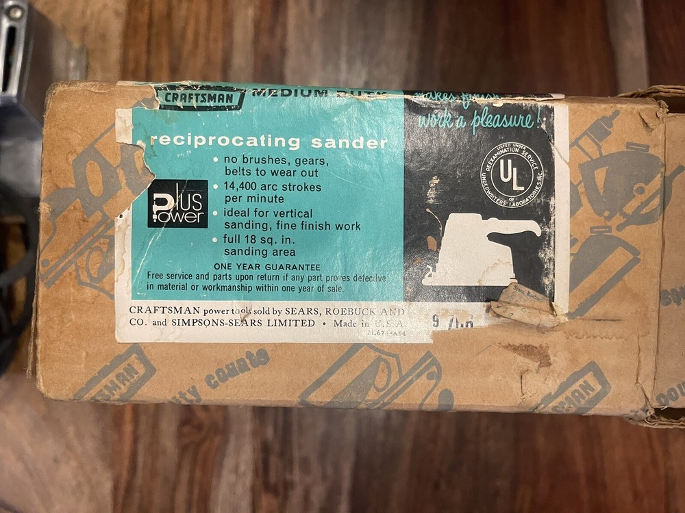Vintage Craftsman Reciprocating Sander #20RL