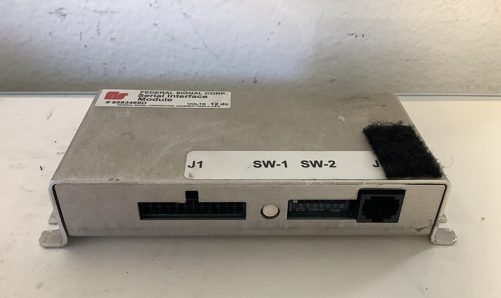 Federal Signal Serial Interface Lightbar control Module 8583469D Valor Integrity