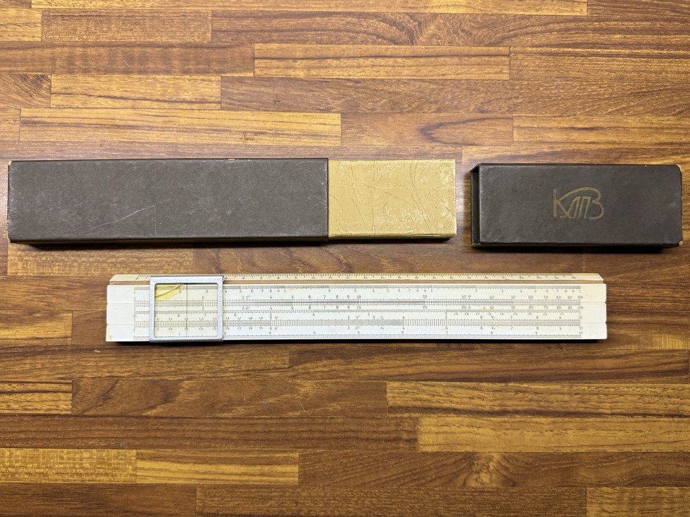 Original USSR Engineering Slide Ruler 1959 with Case