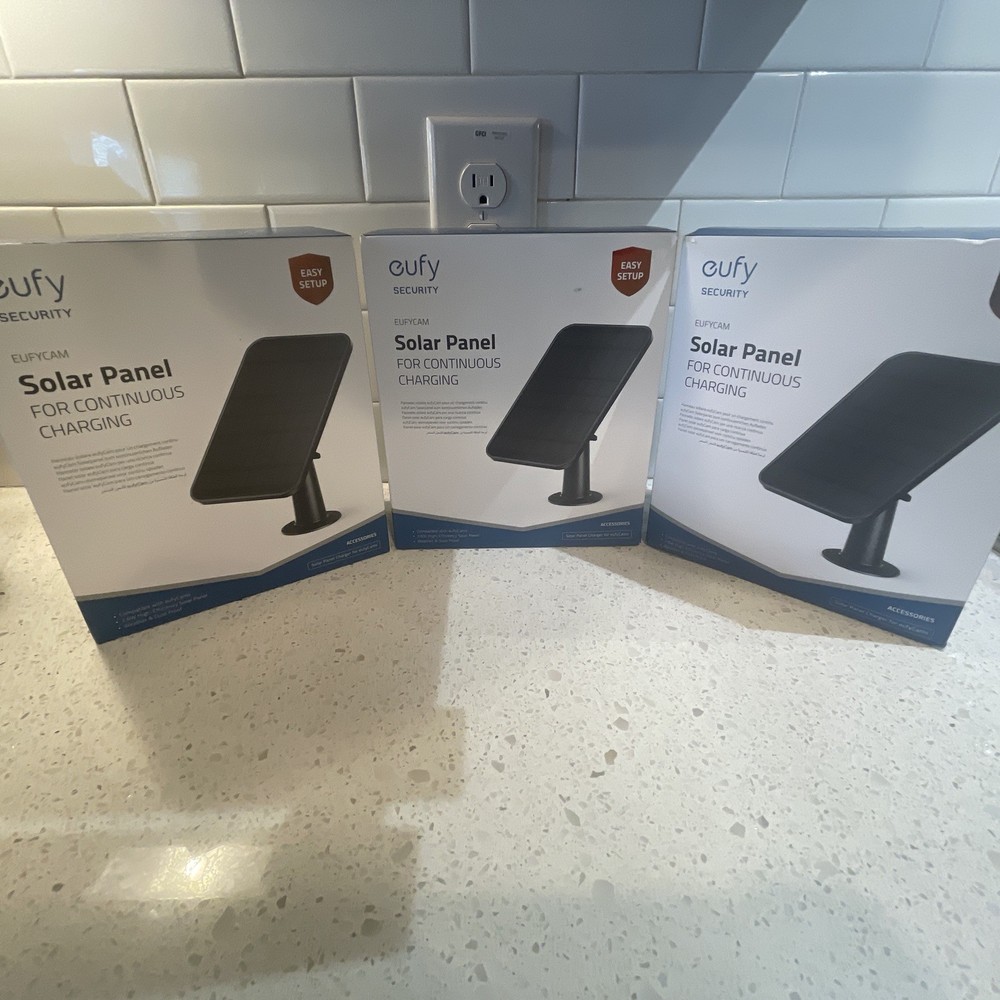 New Open Eufy Solar Panel Charger For Eufy Cams, security System