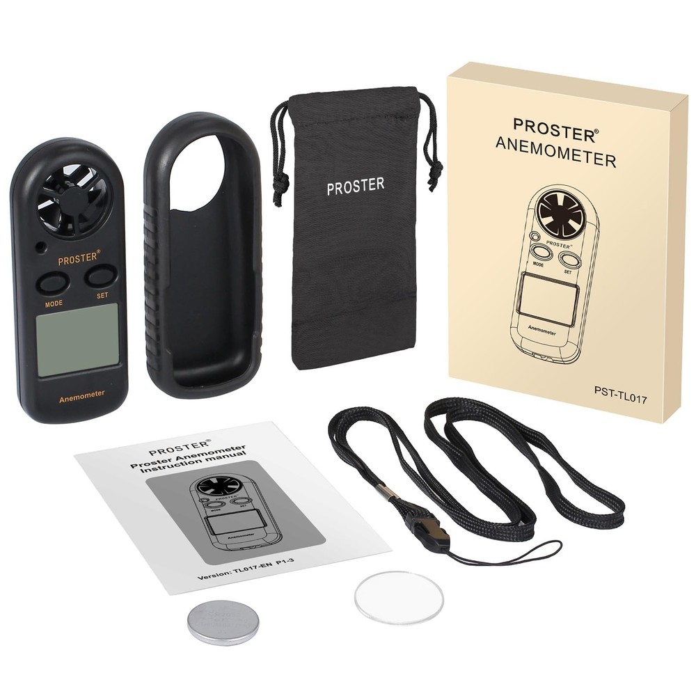 Anemometer Digital LCD Wind Speed Meter Air Flow Speed...