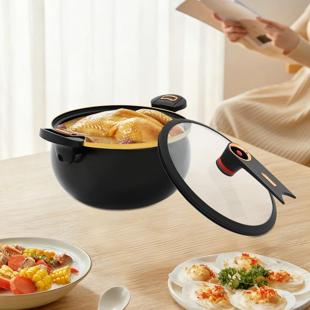 8L Pressure Cooker Non-Stick Micro Multi-Function Micro Pressure Cooking Pot
